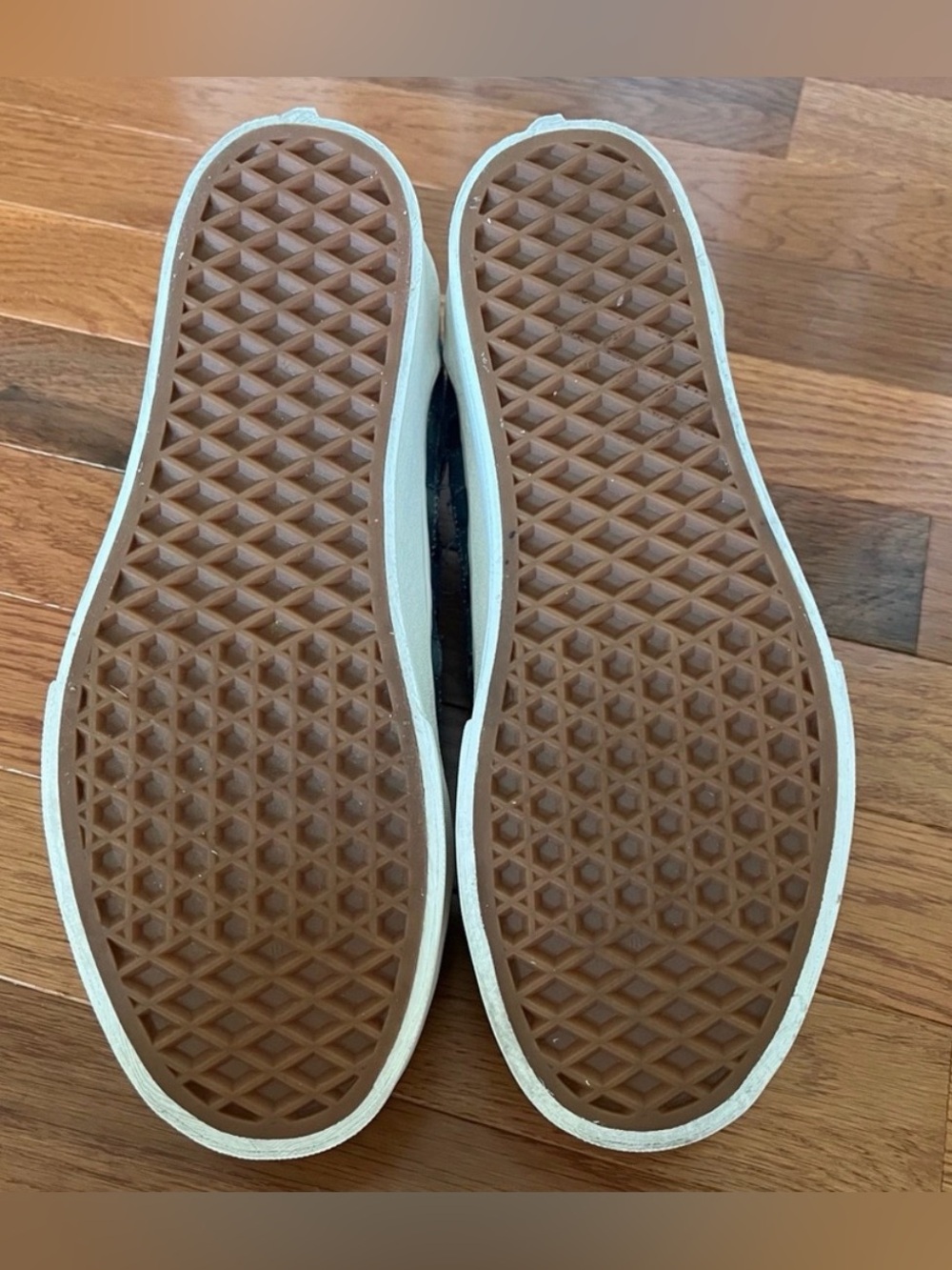 VANS OLD SKOOL STACKFORM WOVEN Denim Sneakers Size 7 Blue Like New! - Picture 4 of 5